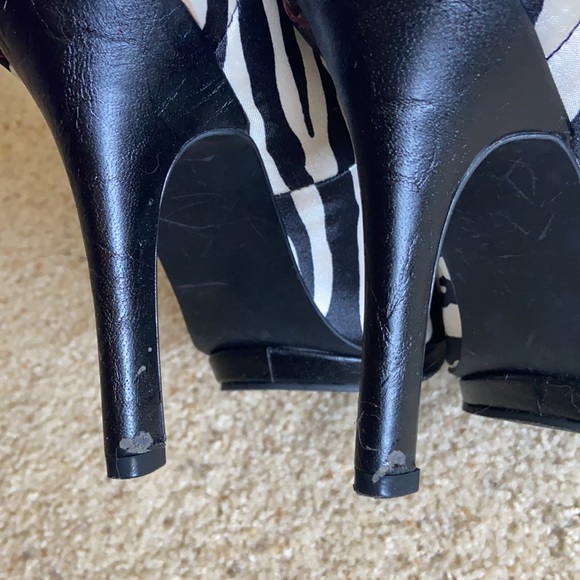Madden girl zebra print heels - Picture 4 of 8